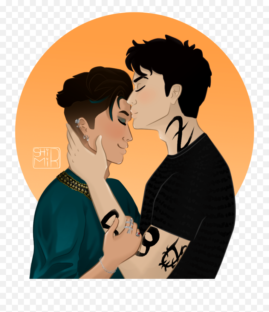 Malec Shadowhunters Malec - Alec Magnus Kiss Shadow Hunter Emoji,Do Shadowhunters Have Emotion