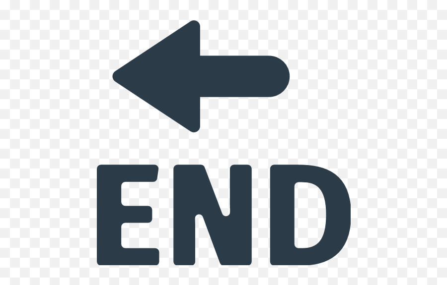 End Emoji - Vertical,Stop Sign Emoji