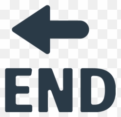 End Emoji - Vertical,Stop Sign Emoji
