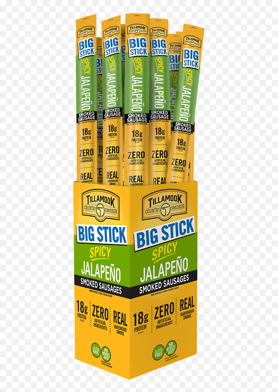 Simply Crafted Meat Sticks Spicy Jalapeño Big Stick - Product Label Emoji,Facebook Emoticons Jalapeno