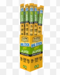 Simply Crafted Meat Sticks Spicy Jalapeño Big Stick - Product Label Emoji,Facebook Emoticons Jalapeno
