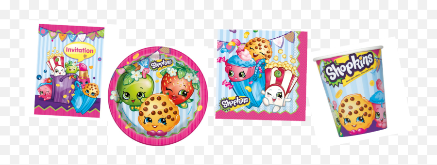 Girls Party Supplies U2013 Carmenu0027s Cupcakes U0026 Party Supplies - Shopkins Emoji,Emoji Birthday Banner