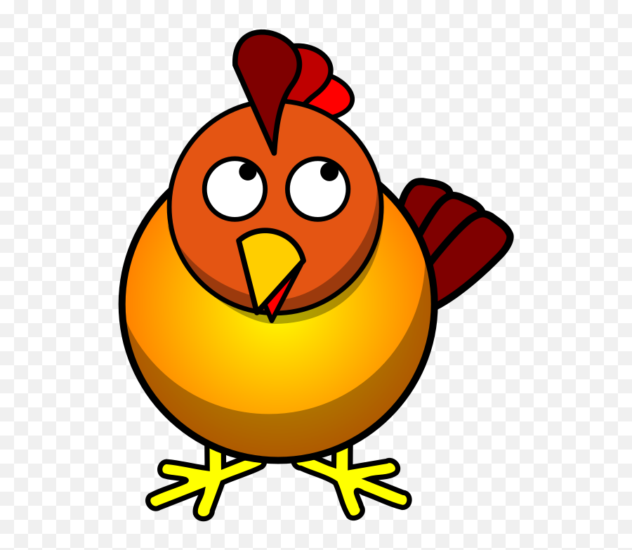 Chicken Looking Up Left Png Svg Clip Art For Web - Download Happy Emoji,Emoticon Looking Up