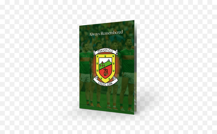 Mayo Memorial Cards Memorial Cards Ireland Eternal Emoji,Emojis Of Ireland And Us Flags