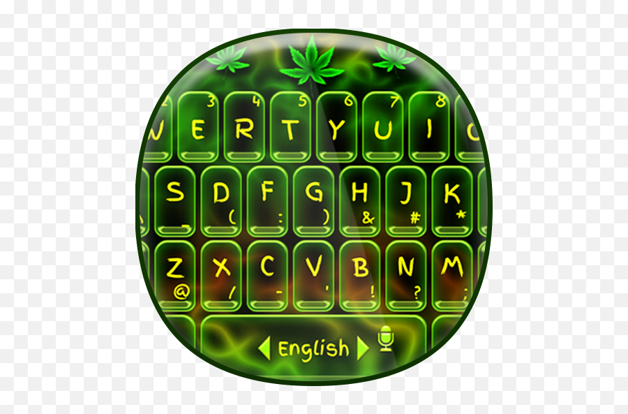 Emoji Green Joy Keyboard Theme Apk Download - Free App For Hemp,Rush Hour In Emojis