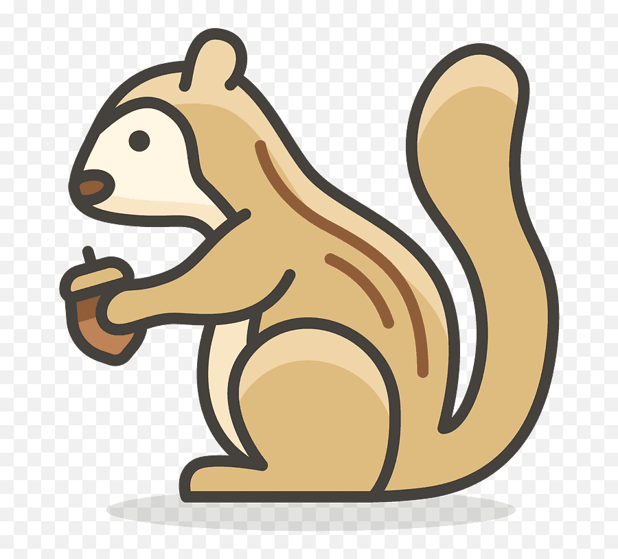 Chipmunk Emoji Clipart Free Download Transparent Png - Streifenhörnchen Clipart,Apple Skull Emoji 2018