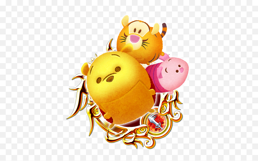 Download Tsum Tsum Pooh U0026 Pals - Kingdom Hearts Union X Tifa And Aerith Kingdom Hearts Emoji,Tsum Tsum Emoticons