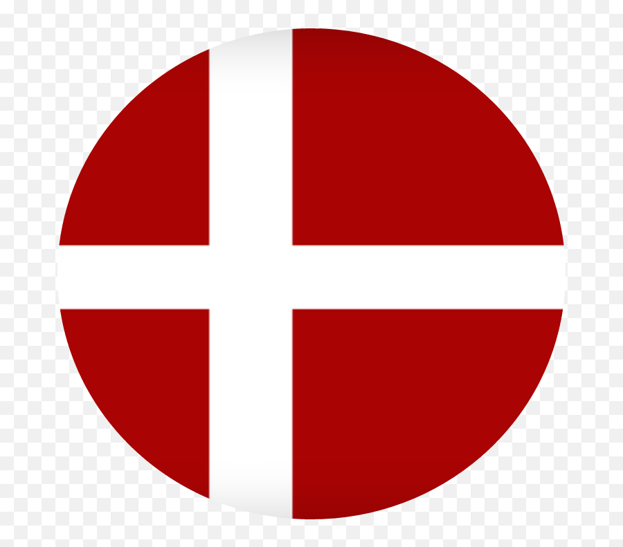 Denmark Sticker - Dansk Flag Rundt Ikon Emoji,Denmark Flag Emoji