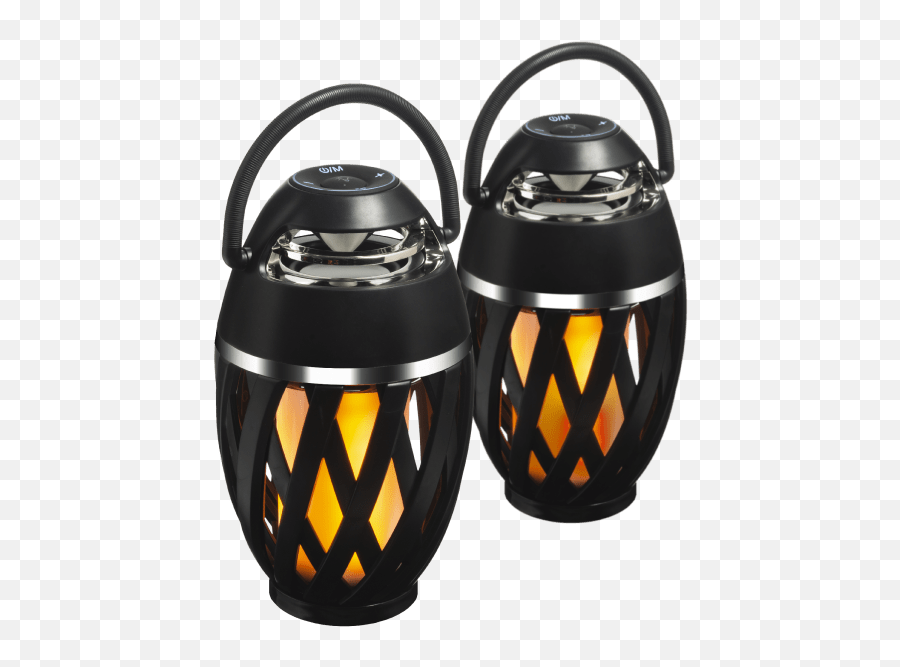 2 - Pack Powertogo True Wireless Stereo Lantern Flame Speakers Emoji,Totoro Emoji Png