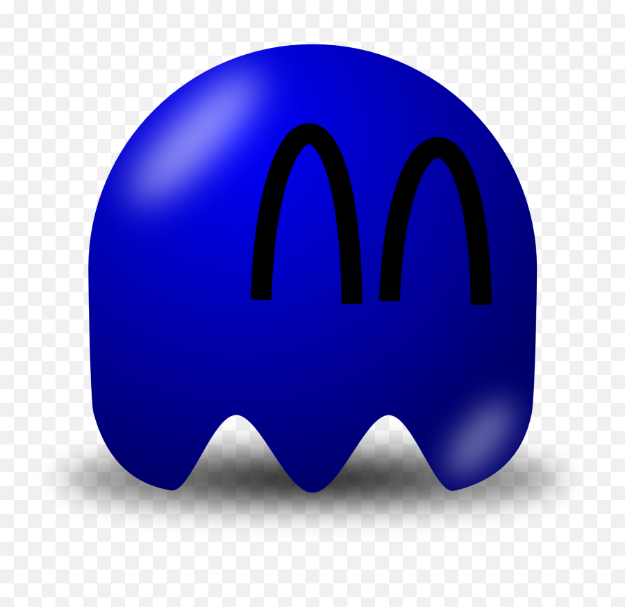 Drawing Of A Blue Cartoon Character From Pacman Free Image Emoji,Ð Emoticon