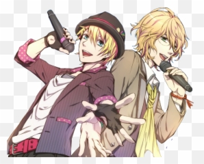Utanoprince Sing Boy Sticker - Hime Cut Emoji,Emoji Gun And Microphone