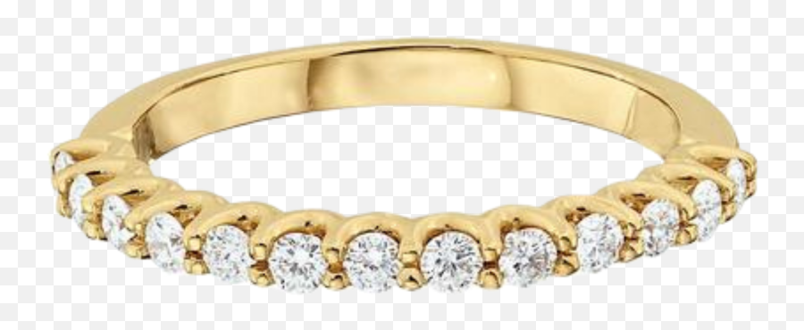 18mm Wide Diamond U - Prong Ring In Yellow Gold Affinity Emoji,Subaru And Work Emotion M8r