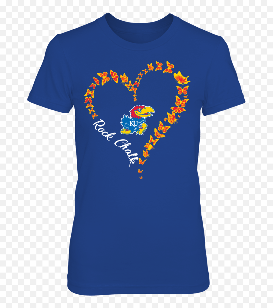 Kansas Jayhawks Fanprint Emoji,Blue Heart Emojis And Blue Butterflies Means Or Symbolic