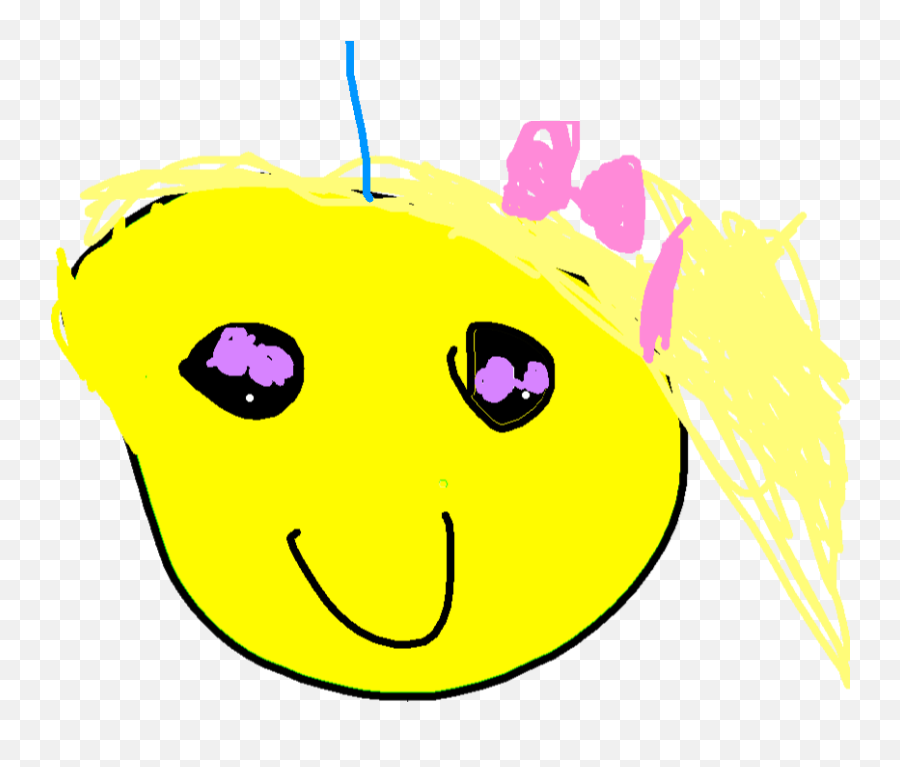 How To Draw Jojo Siwa Face - Happy Emoji,Draw So Cute Emoji