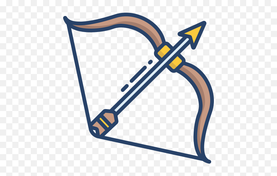 Bow And Arrow - Free Sports And Competition Icons Emoji,Phone With Arrow Emoji Transparent Png