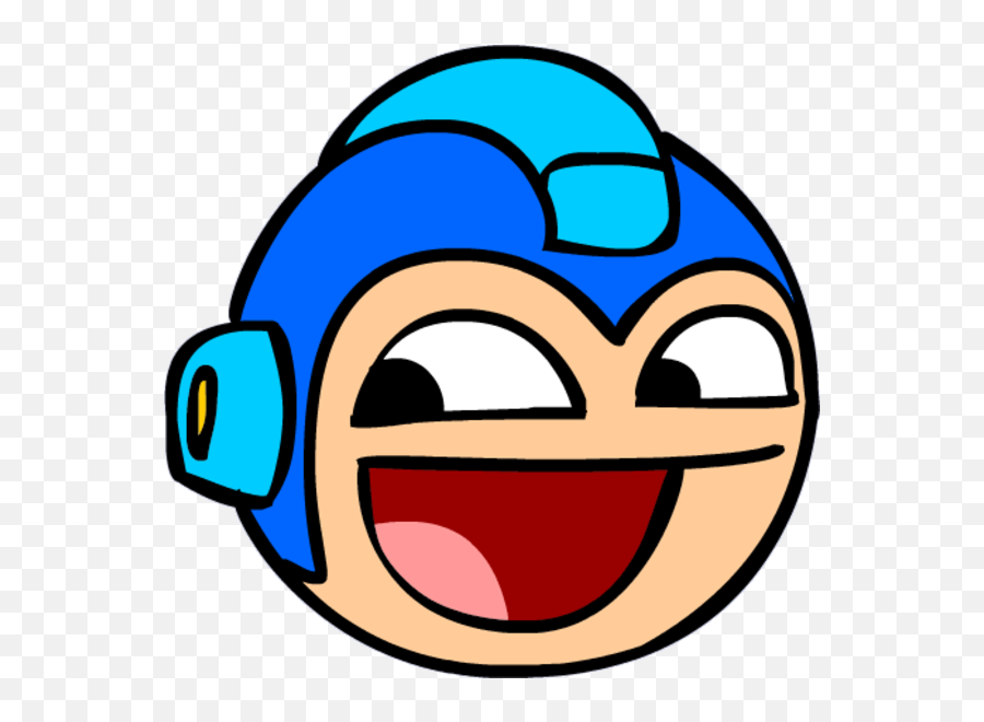 Image - 89957 Awesome Face Epic Smiley Know Your Meme Awesome Face Mega Man Emoji,Awesome Face Emoticon