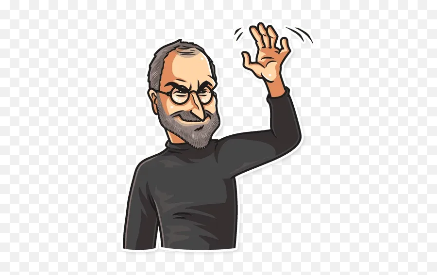 Steve Jobsu201d Stickers Set For Telegram Emoji,Steve Jobs Emoji