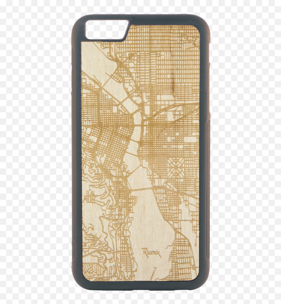 Pdx Map Engraved Phone Case - Mobile Phone Case Emoji,Emoji Iphone Cases