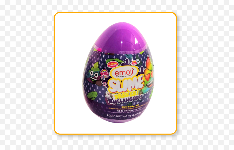Emoji Egg Slime Shaker U2013 Mavbeccorp - Easter,Egg Emoji