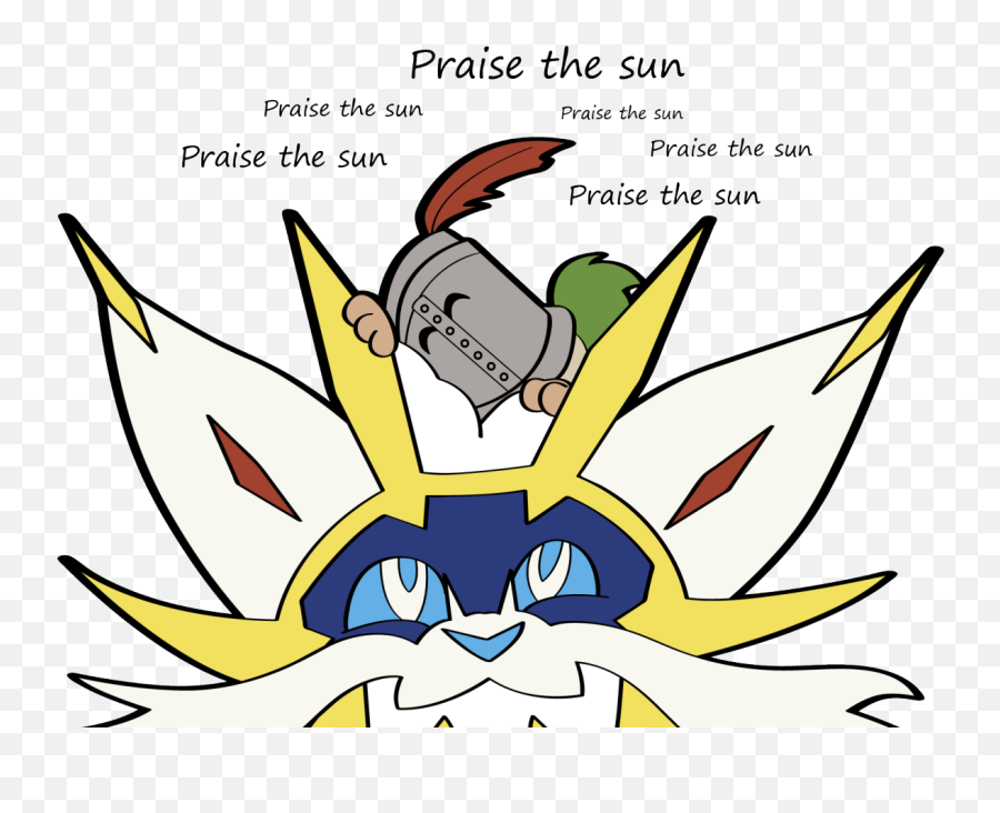 Image - Pokemon And Dark Souls Emoji,Praise The Sun Emoji