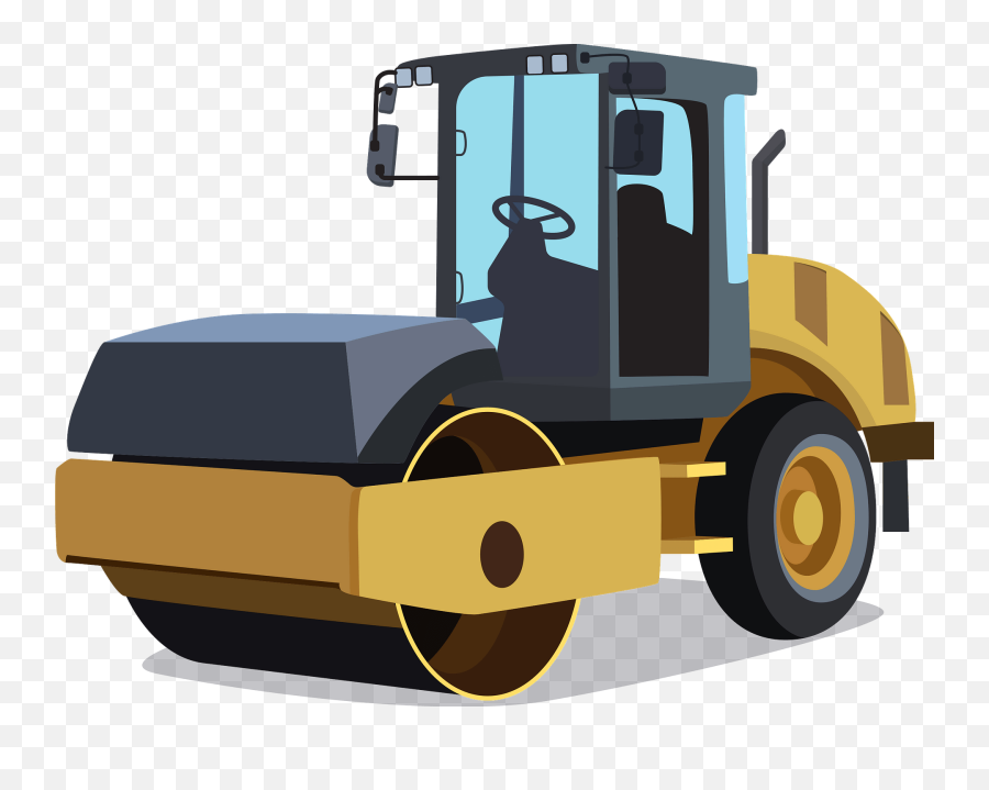 Road Roller Clipart - Transparent Road Roller Clipart Emoji,Roller Skate Emoji