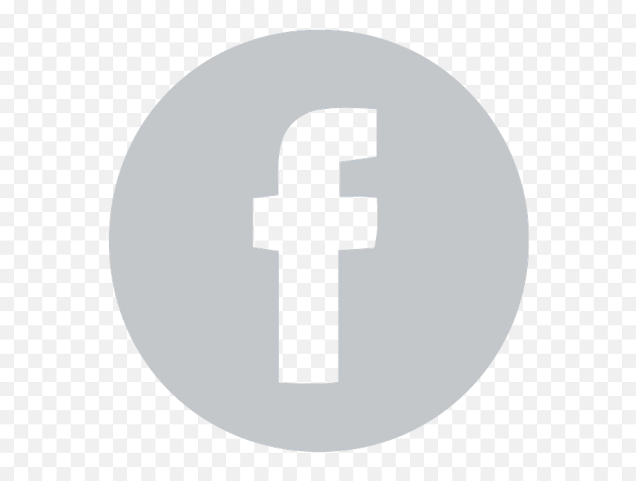 Silver Facebook 4 Icon - Free Silver Social Icons Gray Fb Logo Png Emoji,Cross Emoticon Facebook