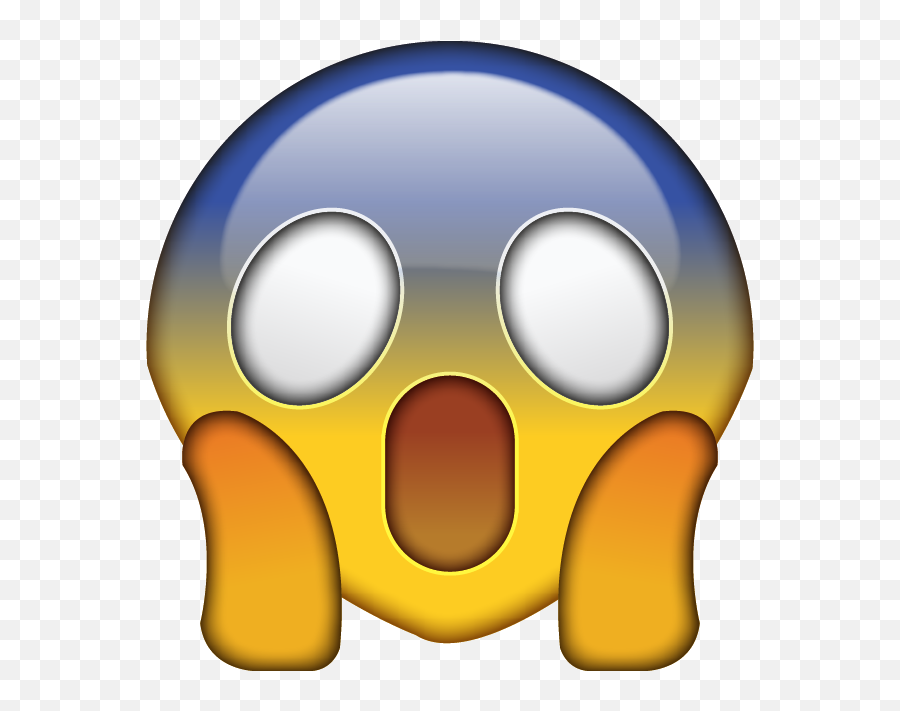 Download Omg Face Emoji Icon - Shocked Face Emoji Png,Screaming Emoji