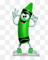 Crayola Png And Vectors For Free Download - Dlpngcom Green Crayon Clipart Emoji,Crayola Emoticon