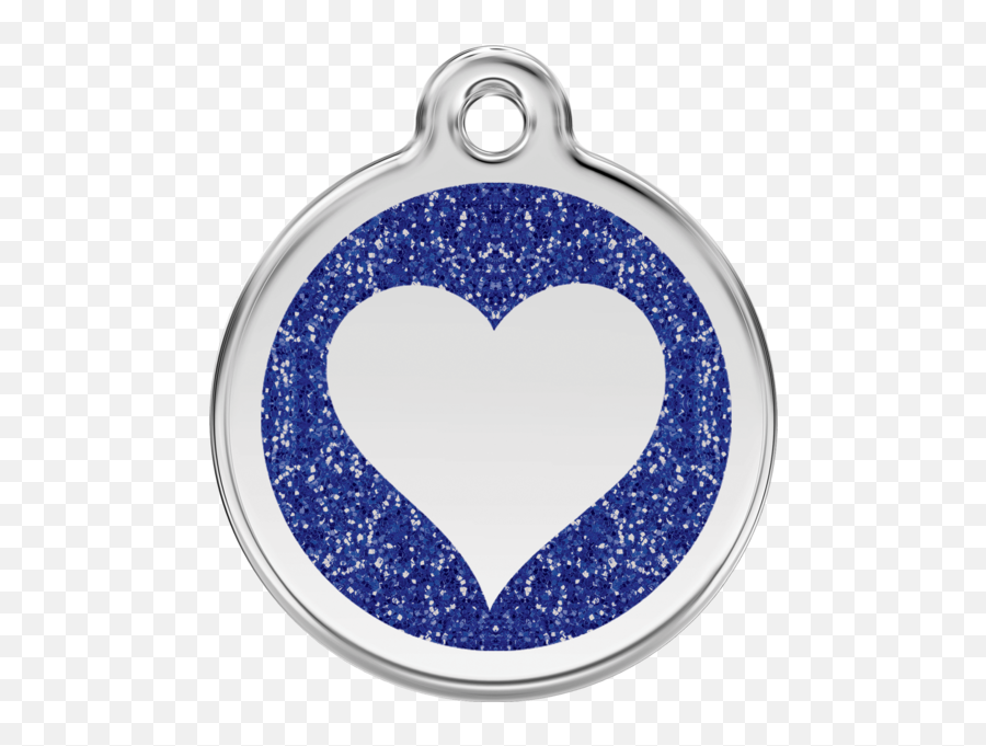 Red Dingo Glitter Blue Heart Tag - Lifetime Guarantee Cat Dark Blue Red Dingo Tag Glitter Emoji,Cupcake Emoji Hearts