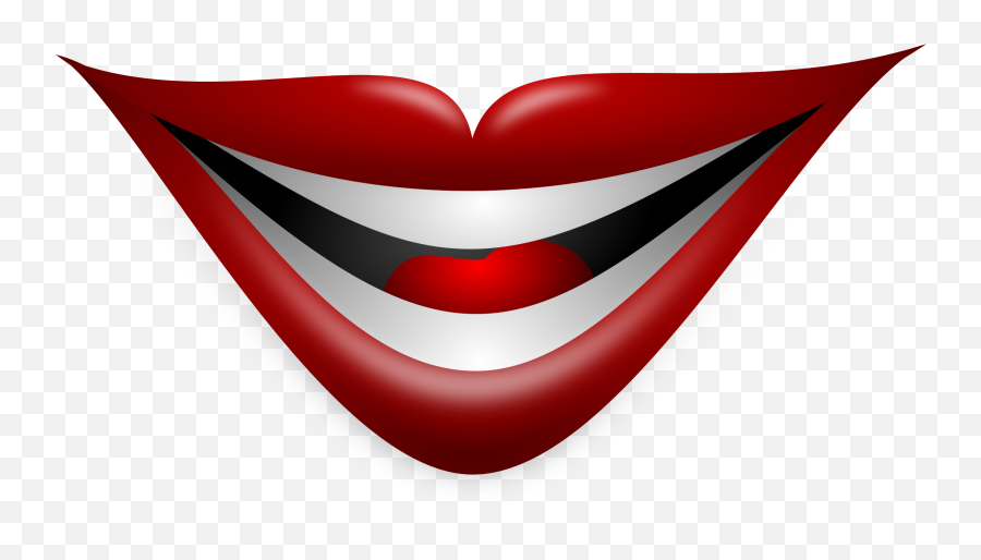 Labios La Boca Sonrisa Los Dientes - Clown Smile Png Emoji,Emoticon Que Se Tapa La Boca