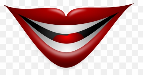 Labios La Boca Sonrisa Los Dientes - Clown Smile Png Emoji,Emoticon Que Se Tapa La Boca