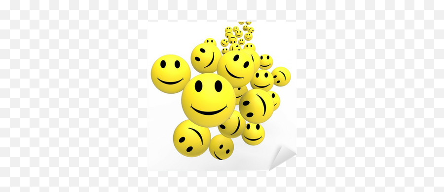 Smileys Show Happy Positive Faces Sticker U2022 Pixers U2022 We Live To Change - Faccie Felici Emoji,Emoji Faces Pillows