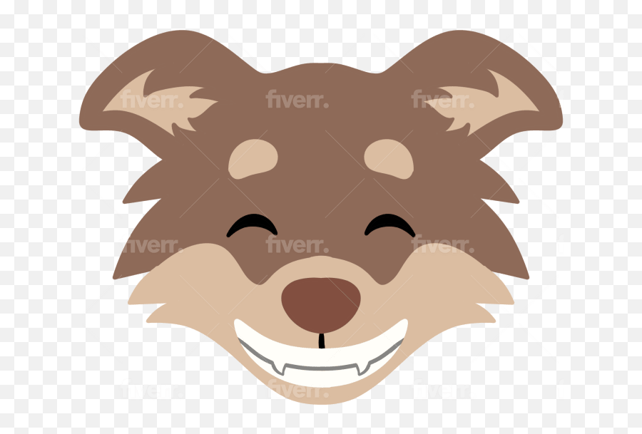 Make An Emoji Of Your Fursona Pet Or Animal Character By - Happy,Emotion Acting Emoji