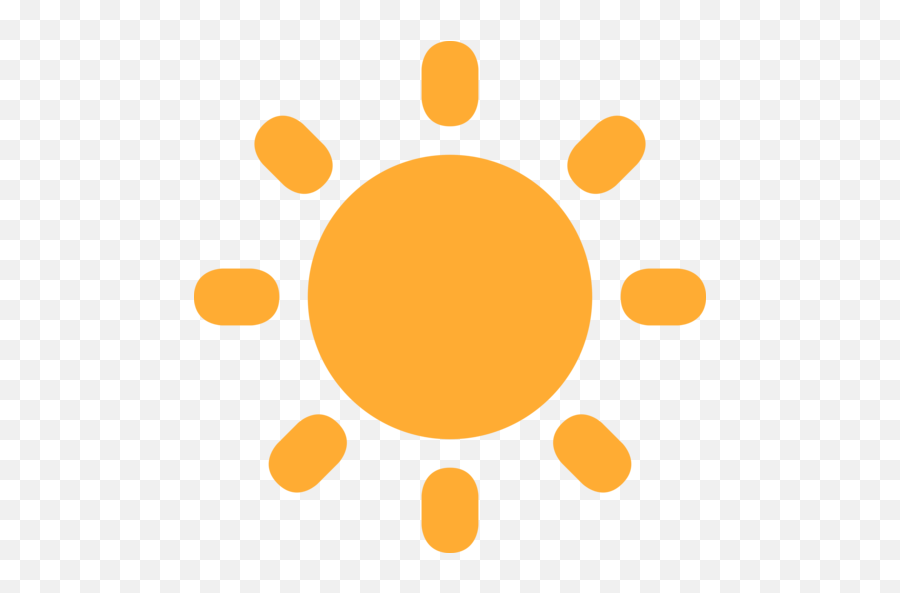 Soleil Emoji - Weather,Solaire Emoji