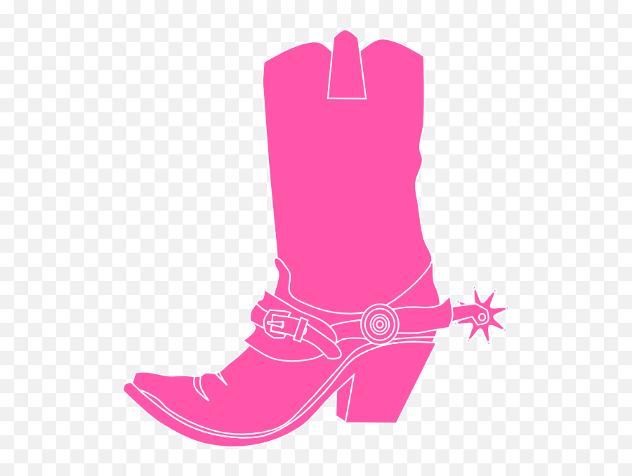 Cowboy Boot Clipart - Pink Cowboy Boot Clipart Emoji,Cowboy Boot Emoticon