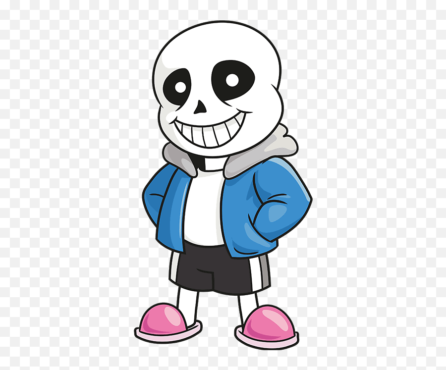 How To Draw Sans From Undertale - Undertale Easy How To Draw Sans Emoji,Undertale Emoticons Sans