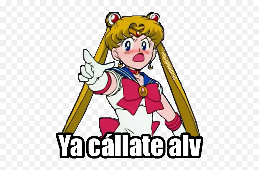 Sailor Moon Memes Whatsapp Stickers - Stickers Cloud Sailor Moon Stickers Whatsapp Emoji,Sailor Moon Mars Emoticons