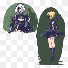 Random Thoughts On 1984 And Nier Automata U2013 Alana Tedmon - Fictional Character Emoji,No Emotions Comic Nier