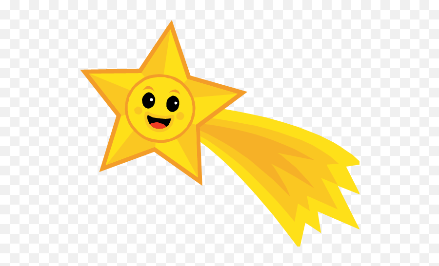 Shooting Stars Color Clip Art - Others Png Download 576 Clip Art Shooting Star Emoji,Trail Of Stars Emoticon