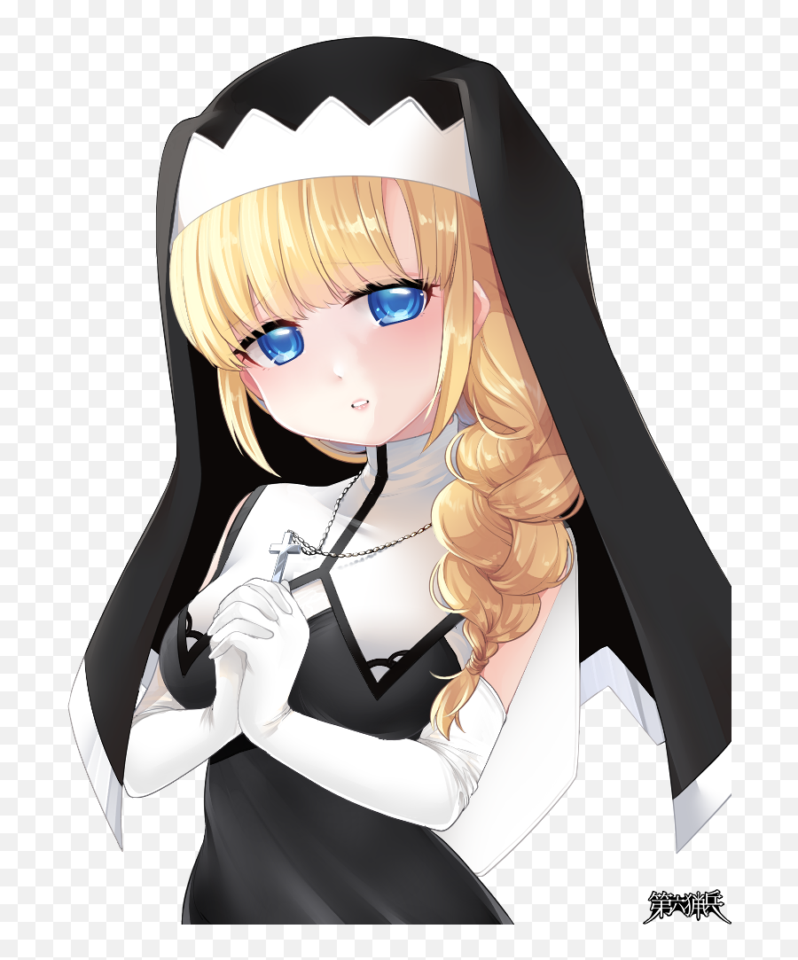 Nun Outfit Page 37 Of 71 - Zerochan Anime Image Board For Women Emoji,Soulworker Haru Estia Emotions