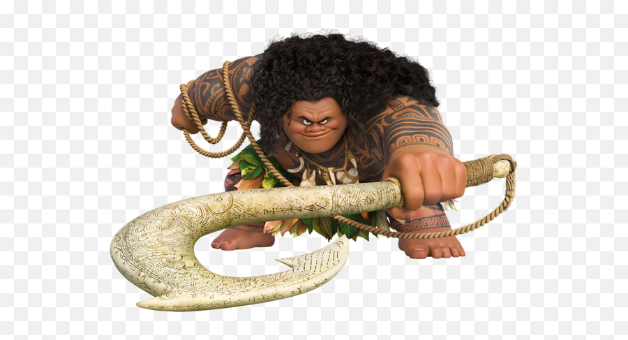 Maui Moana Disney Large Transparent Png - Maui Moana Emoji,Maui From Moana Emoji