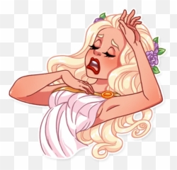 Girl In Love Stickers - Fictional Character Emoji,Desenho Emotions Whatsapp