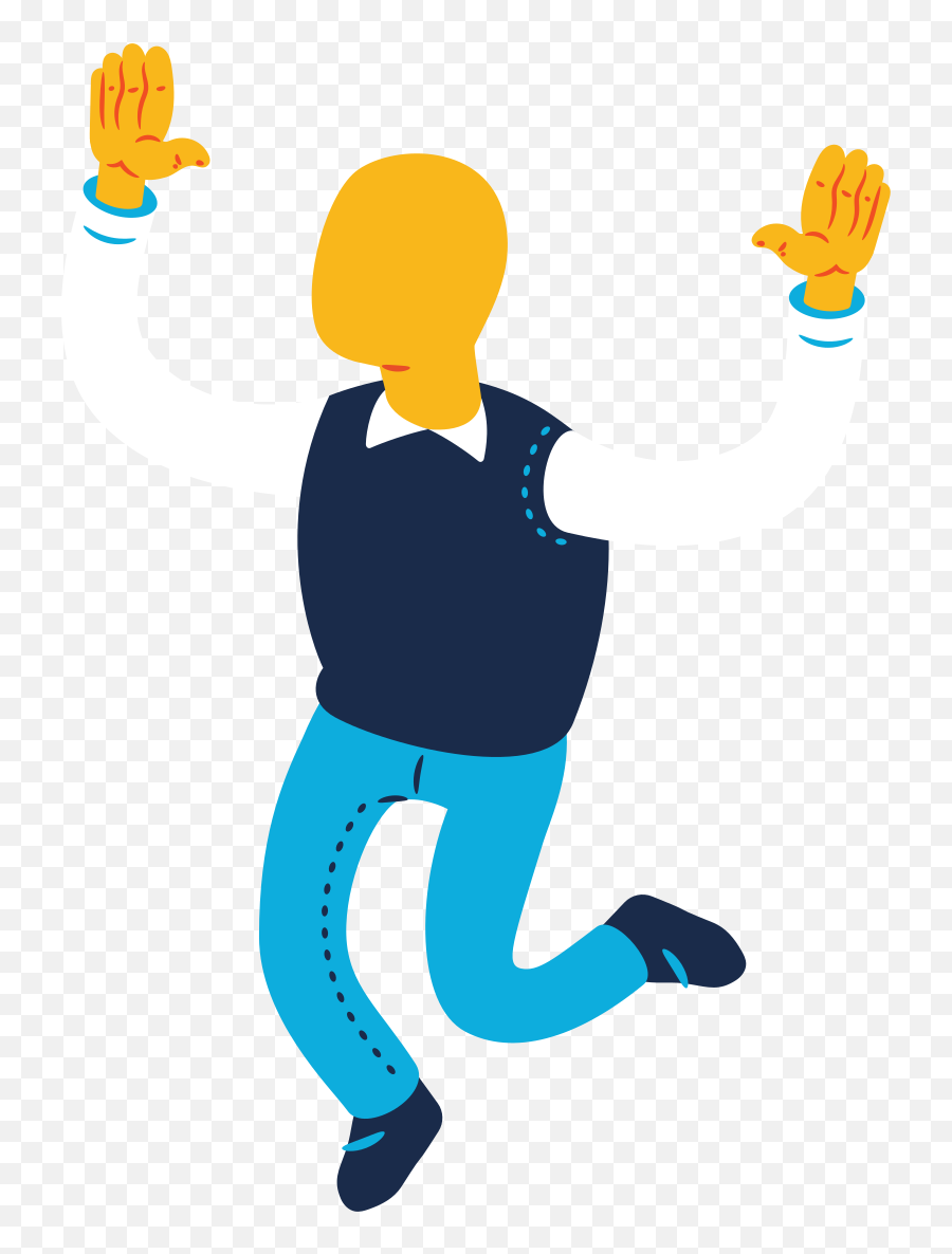 Ilustraciones Clipart E Imágenes De Man Jumping En Png Y Svg Emoji,Emoticons Senalando Arriba