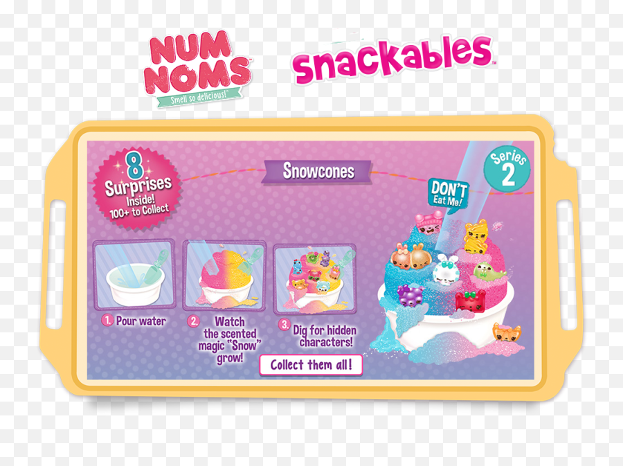 Num Noms Snackables Series 2 Snow Cones U2013 List Checklist Emoji,Snow Magic Emoticon