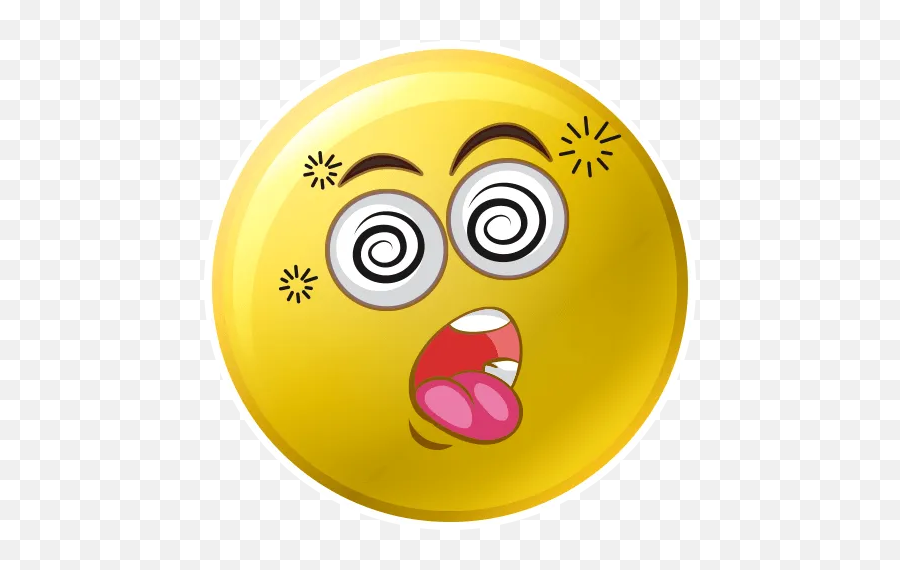 Crazy Smiley By You - Sticker Maker For Whatsapp Emoji,Going Crazy In Love Emoticon