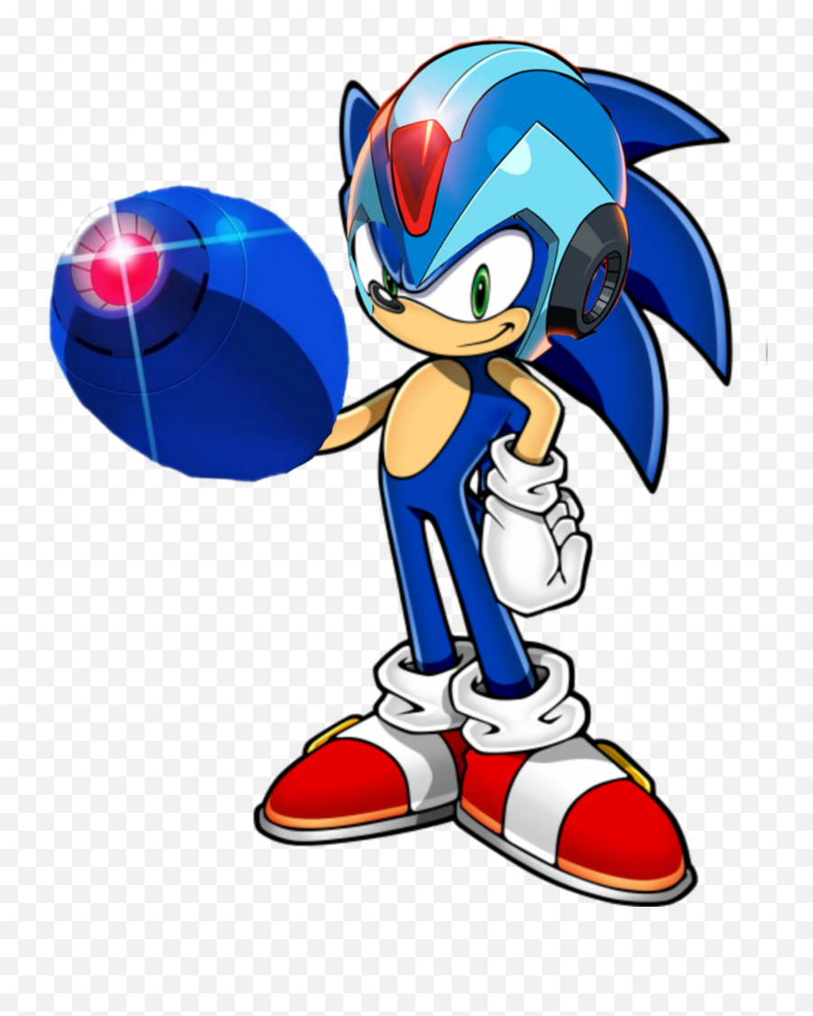 Sonic Mega Man Sticker - Sonic The Hedgehog Characters Emoji,Mega Man Emoji