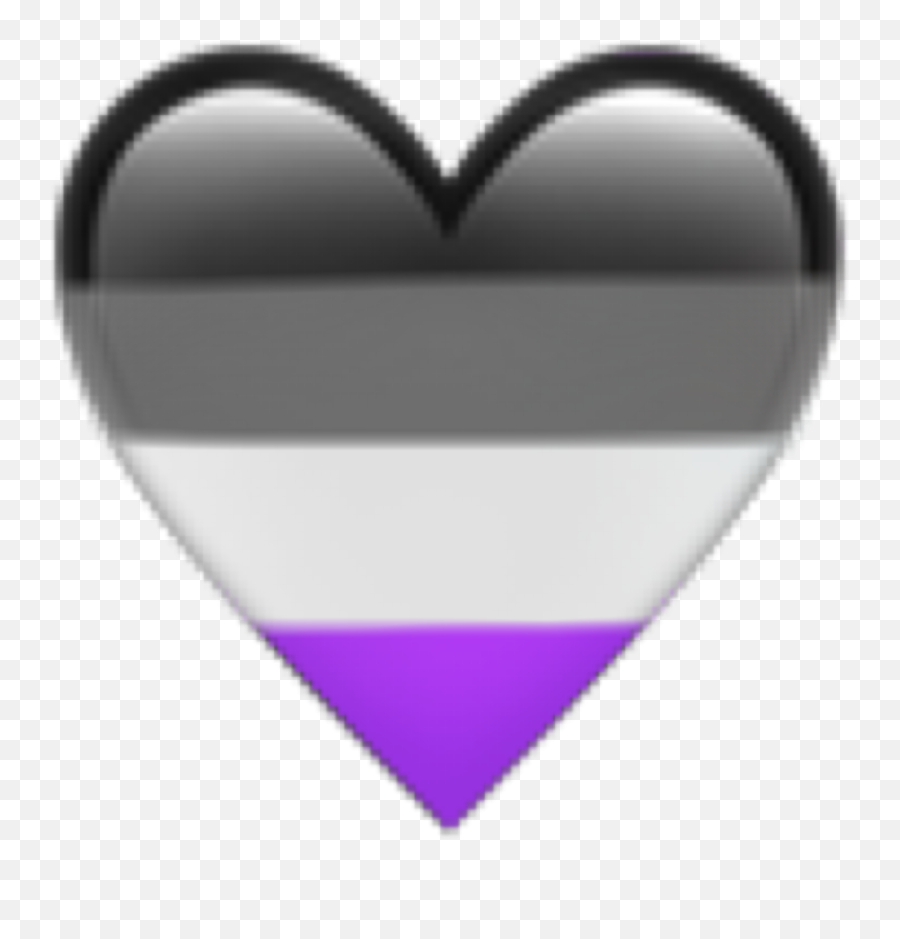 Asexual Pride Sticker - Girly Emoji,Asexual Emoji