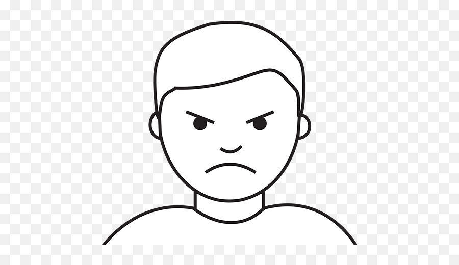 Angry In Tawasol Global Symbols Emoji,Black Angry Emoji
