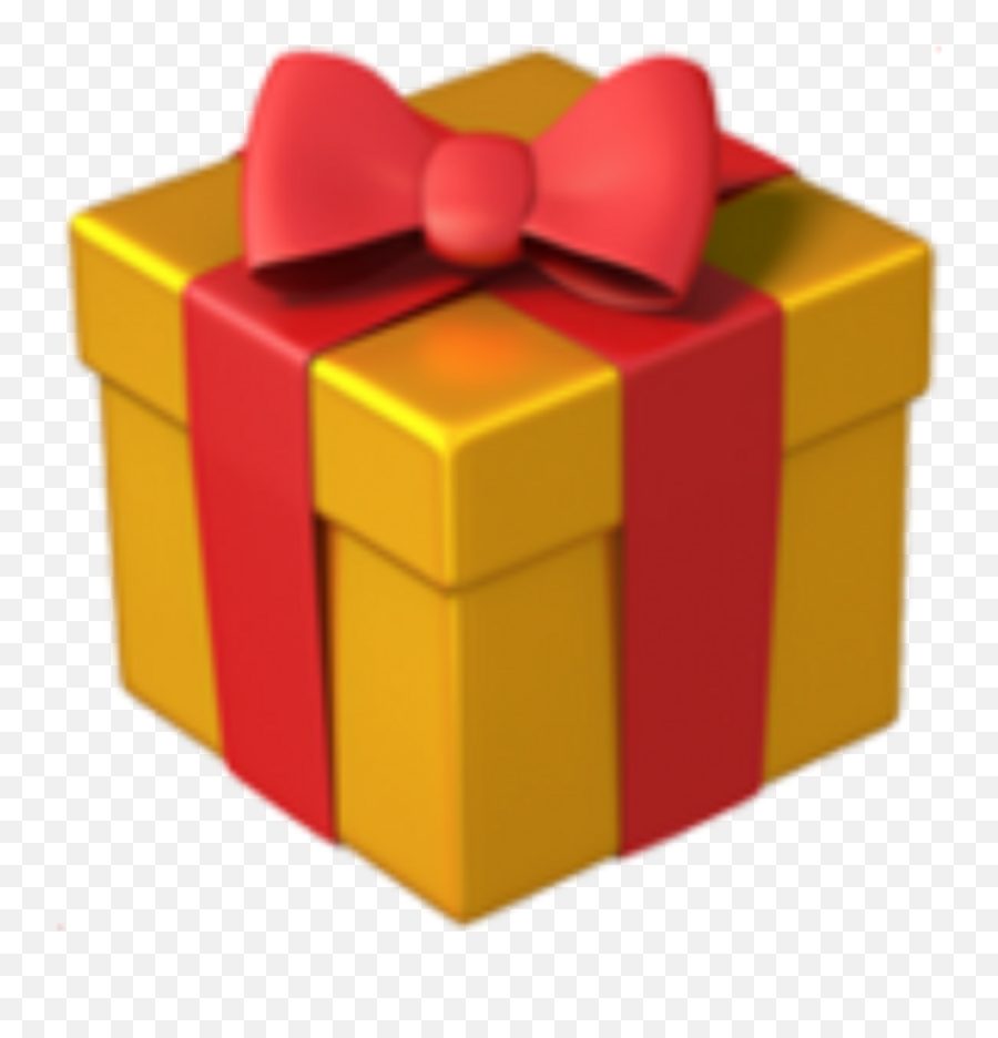 Regalo Sticker - Gift Emoji Png Full Size Png Download,Ribbon Emoji On Transparent
