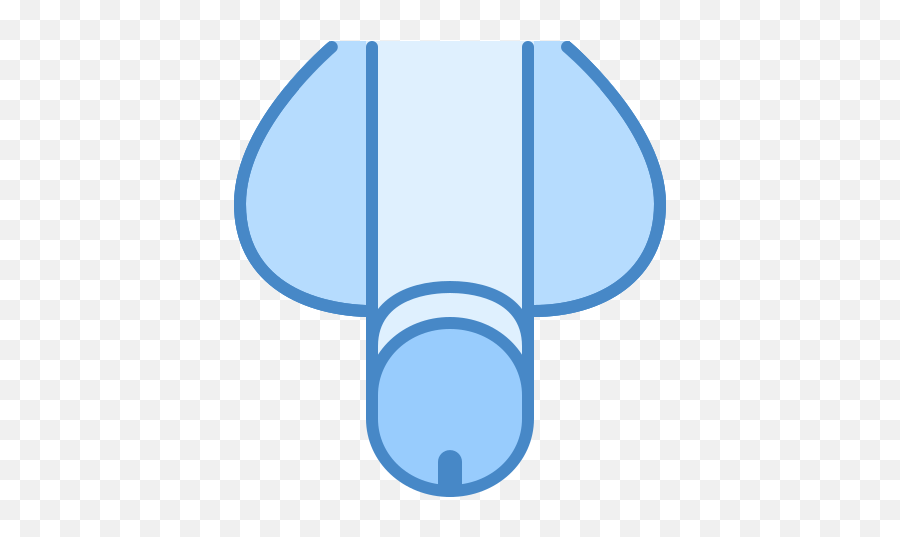 Dick Icon In Blue Ui Style Emoji,Penis Emoji Over Text